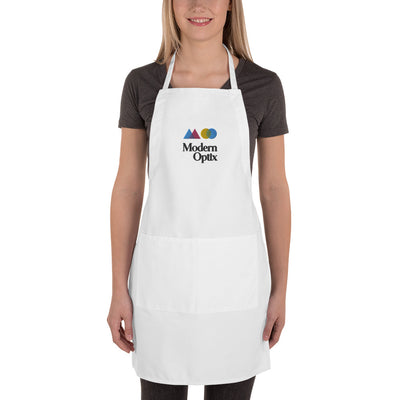 Modern Optix Dip Dye Embroidered Apron